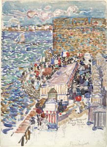 Rising Tide, St. Malo tekijältä Maurice Brazil Prendergast
