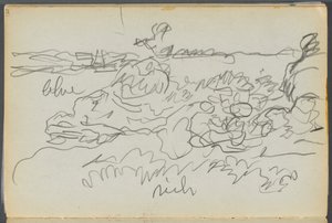 Luonnoskirja- The Granite Shore Hotel, Rockport, sivu 121: Rannikko tekijältä Maurice Prendergast
