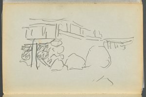 Luonnoskirja - Granite Shore Hotel, Rockport, sivu 178: Aita tekijältä Maurice Prendergast