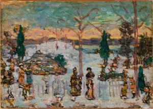 Lunta huhtikuussa tekijältä Maurice Prendergast