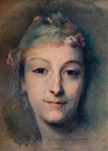 Mademoiselle Fel, c1756 tekijältä Maurice Quentin de La Tour