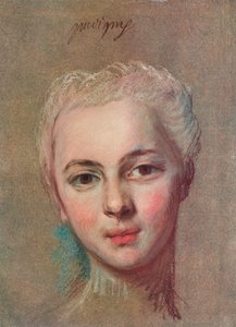 Mademoiselle Puvigny, c1749 tekijältä Maurice Quentin de La Tour