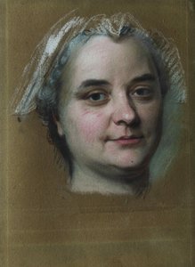 Madame Pèlerinin muotokuva. tekijältä Maurice Quentin de La Tour