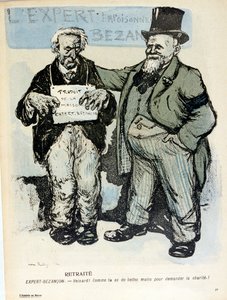Karikatyyri voilautasessa tekijältä Maurice Radiguet