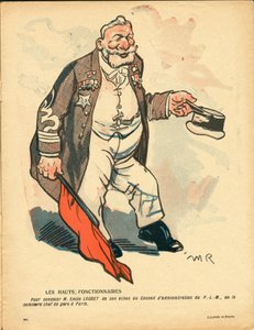 The Butter Plate, numero 381, Satiirinen väreissä tekijältä Maurice Radiguet