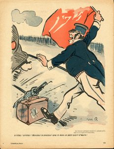 Voilautanen, numero 381, satiirinen väri tekijältä Maurice Radiguet