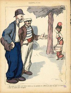 Voilautanen, numero 494, satiirinen väri tekijältä Maurice Radiguet