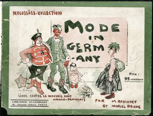 Modessa Saksassa, n. 1915 - Sota 14-18, Saksa Preussi, Muoti, Rumuus tekijältä Maurice Radiguet