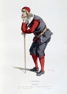 Puku Harpagonin hahmolle Molieren (Jean Baptiste Poquelin) teoksessa ”” L
