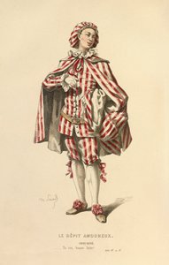 Puku Gros - Renen rooliin, noin 1868 (kaiverrus). tekijältä Maurice Sand