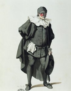 Dottor Balanzone vuonna 1653, kirjoittanut Maurice Sand (1823-1889) tekijältä Maurice Sand