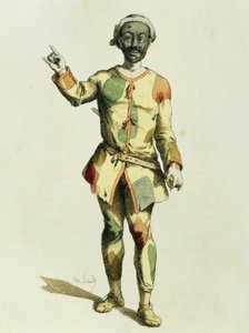 Harlequin vuonna 1570, kirjoittanut Maurice Sand (1823-1889) tekijältä Maurice Sand