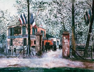 Retkiravintola Montmagny tekijältä Maurice Utrillo