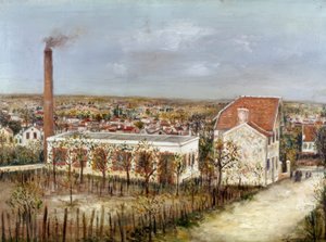 Tehdas Sannoisissa tekijältä Maurice Utrillo