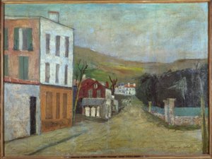 Korsikan maisema tekijältä Maurice Utrillo