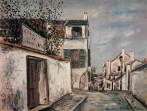 Rue du Mont-Cenis -katu tekijältä Maurice Utrillo