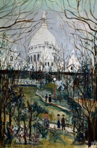 Sacré-Coeur tekijältä Maurice Utrillo