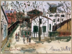 Montmartre tekijältä Maurice Utrillo