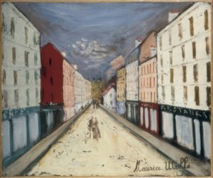 Pariisin tie tekijältä Maurice Utrillo