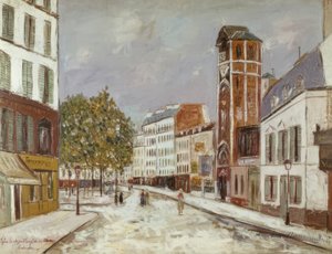 Abbesses-aukio tekijältä Maurice Utrillo