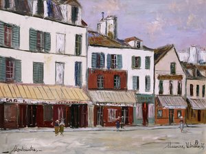 Restaurant de la Mere Catherine, Montmartre tekijältä Maurice Utrillo