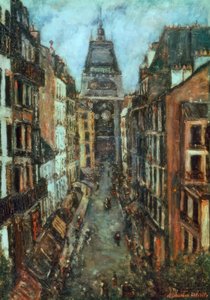 Rue André del Sarte tekijältä Maurice Utrillo