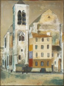 Saint-Nicolas-du-Chardonnet tekijältä Maurice Utrillo