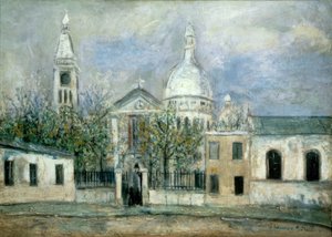 Saint-Pierre-de-Montmartre tekijältä Maurice Utrillo