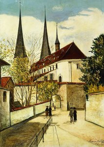 Lucernen katedraali; La Cathedrale de Lucerne tekijältä Maurice Utrillo