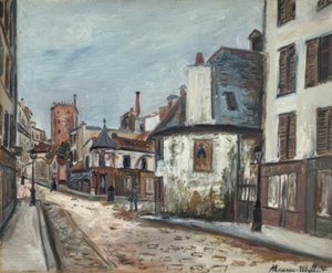 Tavern "La Belle Gabrielle" tekijältä Maurice Utrillo