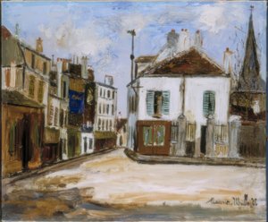 esikaupunkikatu tekijältä Maurice Utrillo