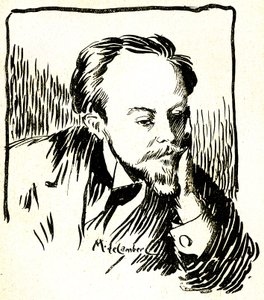 Gustave Le Rouge, noin 1899 (puukaiverrus). tekijältä Maurice Walter Edmond de Lambert