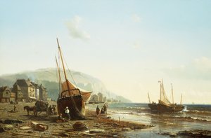 Normandian rannikolla, tekijältä Mauritz Frederik Hendrik De Haas