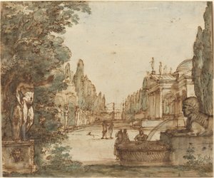 Capriccio palladialaisen huvilan kanssa tekijältä Mauro Antonio Tesi