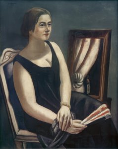 Muotokuva Minna Beckmann-Tubesta tekijältä Max Beckmann