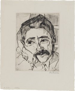 Walter Carlin (1884-1956) muotokuva tekijältä Max Beckmann