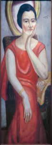 Käthe von Poradan muotokuva tekijältä Max Beckmann