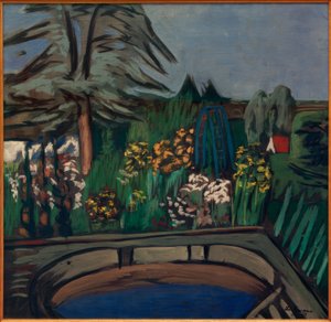 Kukkiva puutarha tekijältä Max Beckmann