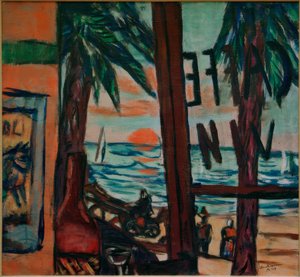 Kahvila Bandol tekijältä Max Beckmann