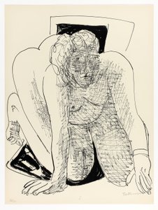 Crawling Woman, levy viisi elokuvasta Day and Dream tekijältä Max Beckmann