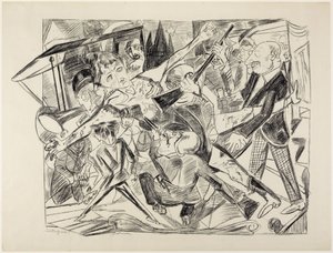 Marttyyrikuolema tekijältä Max Beckmann