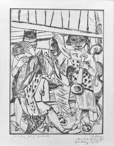 Verho nousee tekijältä Max Beckmann