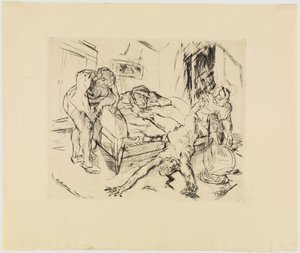 Yö tekijältä Max Beckmann