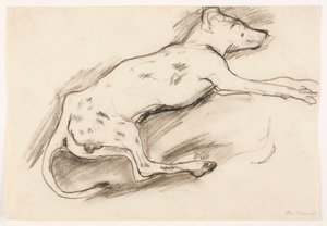 Koira mustilla täplillä tekijältä Max Beckmann