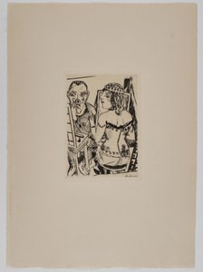Pukuhuone tekijältä Max Beckmann