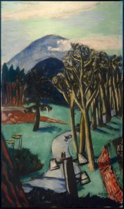 Baden-Badenin golfkenttä tekijältä Max Beckmann