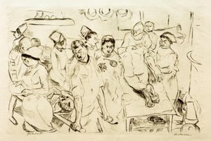 Pääoperaatio tekijältä Max Beckmann