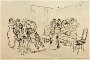 Suuri leikkaussali tekijältä Max Beckmann