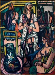 Iso kuva naisista, kalastajista tekijältä Max Beckmann