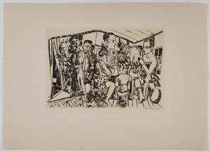 Kulissien takana tekijältä Max Beckmann